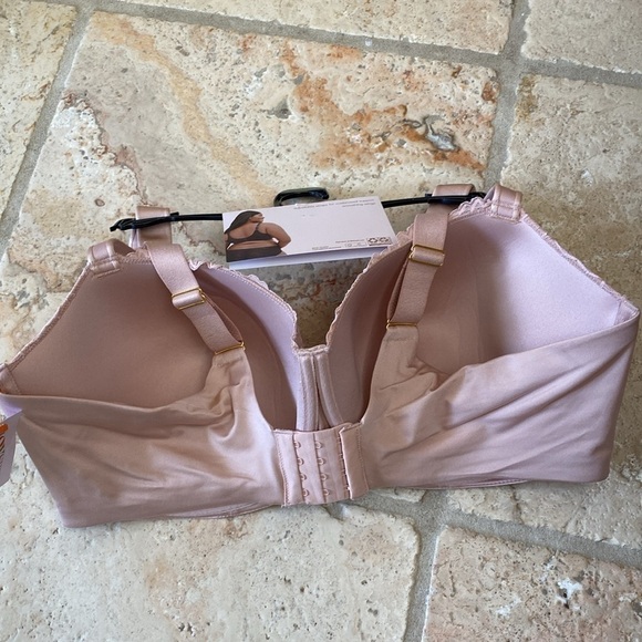 NWT JOYSPUN Underwire Balconette Bra lace overlay light padding 44DD - Picture 4 of 6